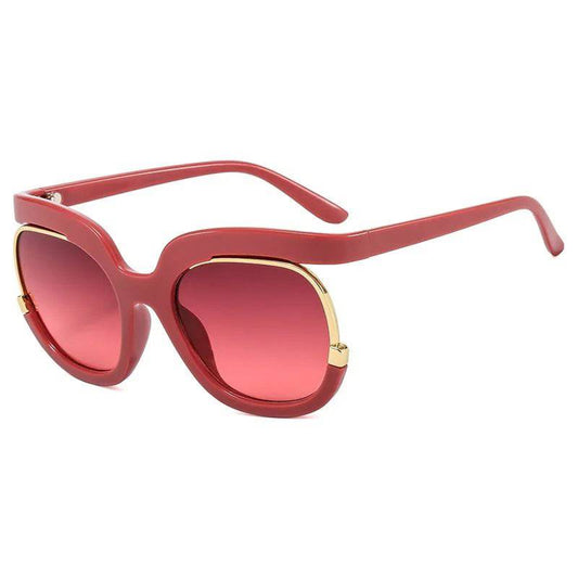 2024 Fashion Round Oversized Sunglasses for Women Men Retro Designer Ladies Sun Glasses Trending Product Shades UV400 Eyewear - WBBX.SHOP